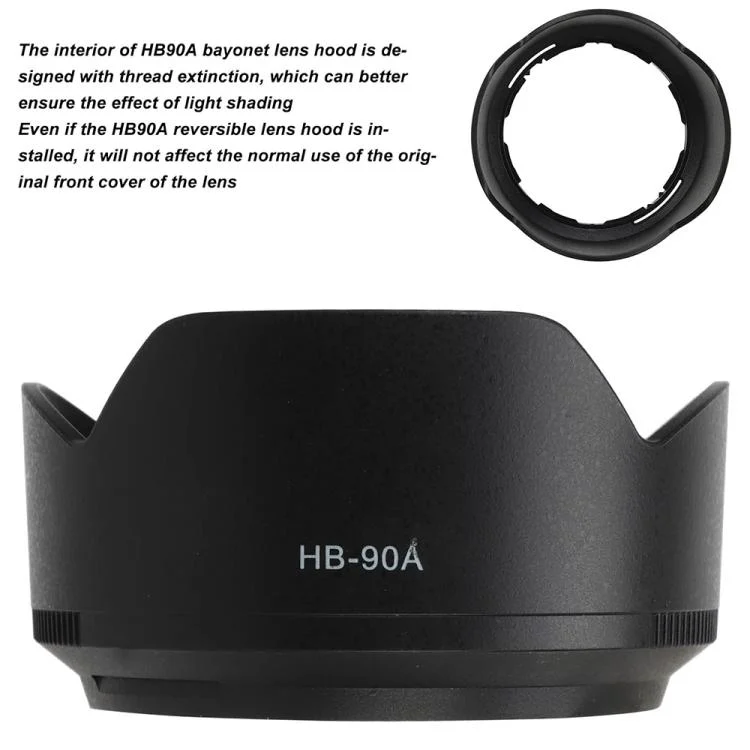 DCA2524B_5.webp HB-90A Lens Hood Shade for Nikon Z DX 50-250mm f4.5-6.3 VR lens. - Image 6