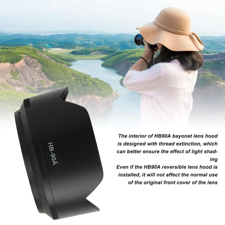 DCA2524B_7.webp HB-90A Lens Hood Shade for Nikon Z DX 50-250mm f4.5-6.3 VR lens. - Image 8