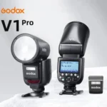 Godox V1Pro TTL Li-ion Round Head Camera Flash Light - Image 2