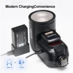 Godox V1Pro TTL Li-ion Round Head Camera Flash Light - Image 3