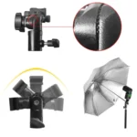 E Type Multifunctional Flash Light Stand Umbrella Bracket, Max Load: 3kg - Image 7