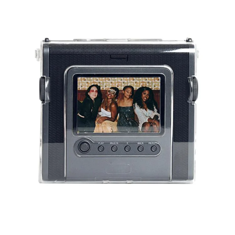DCA2589T_2.webp For FUJIFILM Instax WIDE EVO Protective Crystal Shell Case with Strap - Image 3