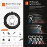 Godox Quicker 400IIM Studio Flash Light 400Ws Bowens Mount Strobe Flash - Image 11