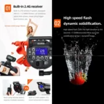 Godox Quicker 400IIM Studio Flash Light 400Ws Bowens Mount Strobe Flash - Image 6
