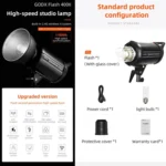 Godox Quicker 600IIM Studio Flash Light 600Ws Bowens Mount Strobe Flash - Image 5