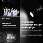 Godox QT1200III Quicker Studio Flash Light 1200Ws Bowens Mount High Speed Flash - Image 6