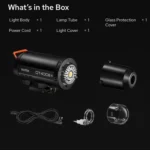 Godox QT1200III Quicker Studio Flash Light 1200Ws Bowens Mount High Speed Flash - Image 9