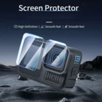 For GoPro HERO13 Black STARTRC 2 Sets 3 in 1 Lens and Front Back Screen Tempered Glass Film - Image 4