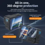 For GoPro HERO13 Black STARTRC 2 Sets 3 in 1 Lens and Front Back Screen Tempered Glass Film - Image 6