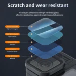 For GoPro HERO13 Black STARTRC 2 Sets 3 in 1 Lens and Front Back Screen Tempered Glass Film - Image 7