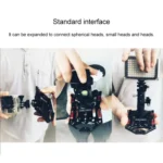 Changeable Multifunctional Holder Tripod Head Quick Release Plate Mount for Digital Camera - Image 7