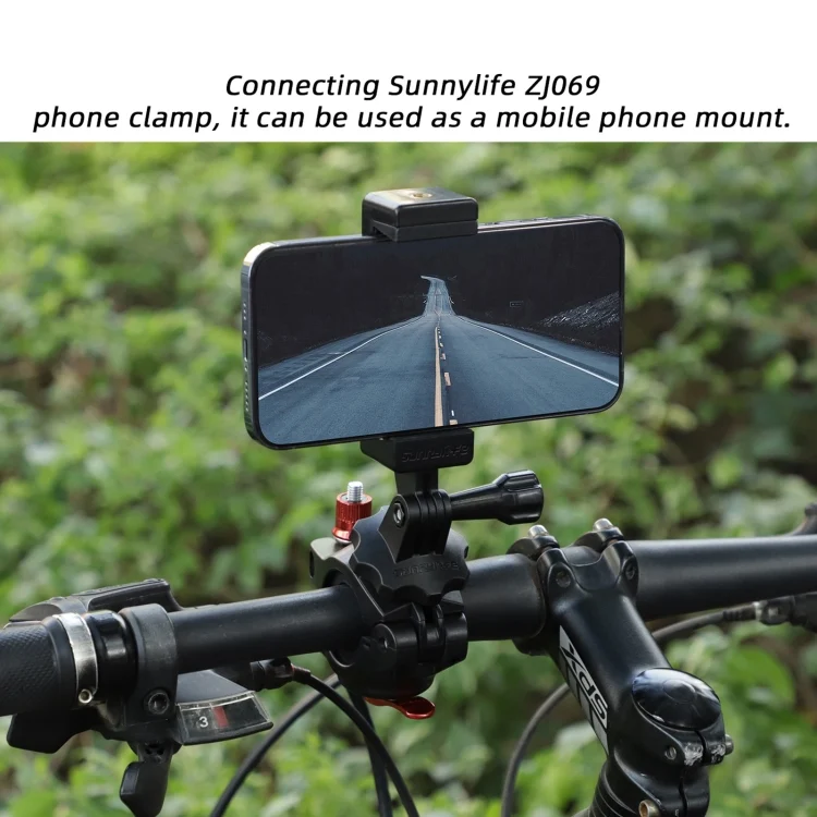 DCA2758B_9.webp Sunnylife Sports Camera Universal Bicycle Clamp 360 Rotation 19-35mm Clip for DJI Action / Insta360 / GoPro - Image 10