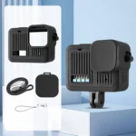 For GoPro HERO 2024 Silicone Protective Case with Wrist Strap & Lens Cover