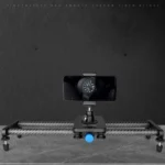YELANGU L140T-A 40cm Carbon Fiber Slide Rail Track with Phone Clamp & BallHead Adapter for Smartphones - Image 4