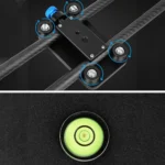 YELANGU L140T-A 40cm Carbon Fiber Slide Rail Track with Phone Clamp & BallHead Adapter for Smartphones - Image 5