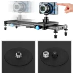 YELANGU L140T-A 40cm Carbon Fiber Slide Rail Track with Phone Clamp & BallHead Adapter for Smartphones - Image 7