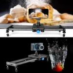 YELANGU L140T-A 40cm Carbon Fiber Slide Rail Track with Phone Clamp & BallHead Adapter for Smartphones - Image 8