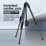 BEXIN TA255-BS30 Portable Collapsible Aluminum Alloy Camera Tripod with Head - Image 6