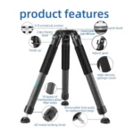 BEXIN ST402C Portable Collapsible Carbon Fiber Camera Tripod - Image 2