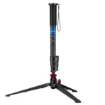 BEXIN P294B Portable Travel Outdoor DSLR Camera Aluminum Alloy Monopod Holder