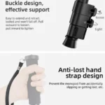 BEXIN P294B Portable Travel Outdoor DSLR Camera Aluminum Alloy Monopod Holder - Image 7