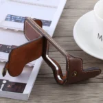 1/4 inch Thread PU Leather Camera Half Case Base for Canon EOS M5 - Image 6