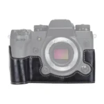 1/4 inch Thread PU Leather Camera Half Case Base for FUJIFILM X-H1