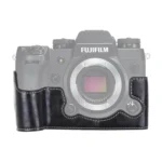 1/4 inch Thread PU Leather Camera Half Case Base for FUJIFILM X-H1 - Image 2