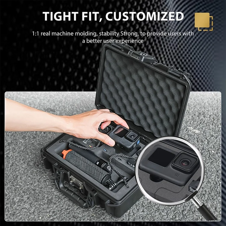 DCA2974B_10.webp STARTRC DIY Combination Lock Waterproof EVA ABS Dual-layer Suitcase Storage Box - Image 11