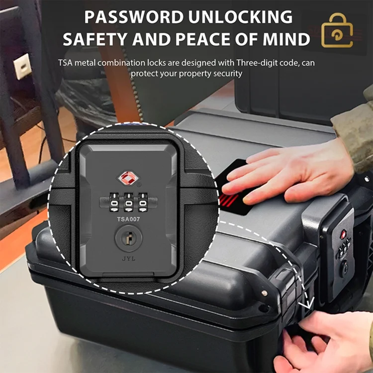 DCA2974B_12.webp STARTRC DIY Combination Lock Waterproof EVA ABS Dual-layer Suitcase Storage Box - Image 13