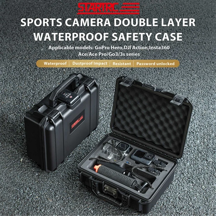 DCA2974B_4.webp STARTRC DIY Combination Lock Waterproof EVA ABS Dual-layer Suitcase Storage Box - Image 5