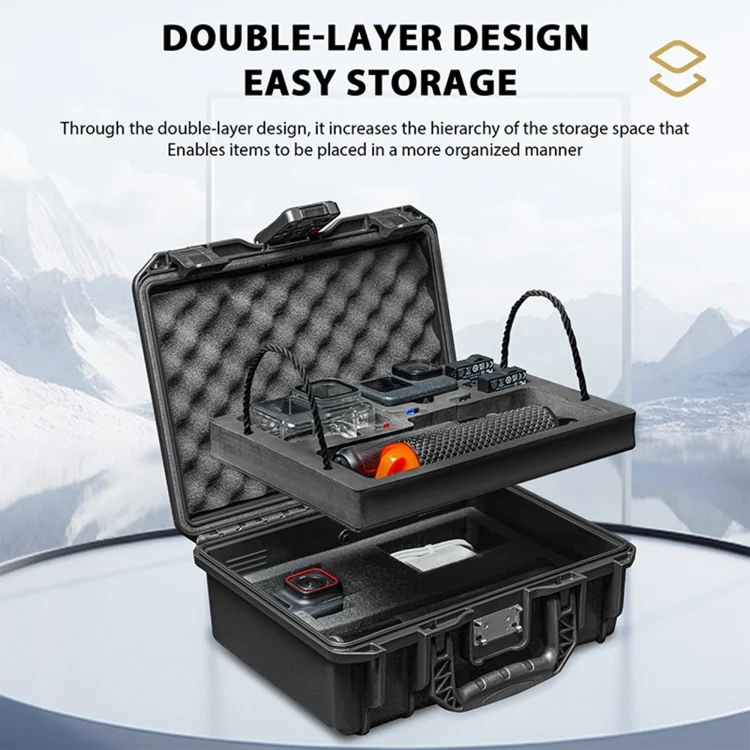 DCA2974B_6.webp STARTRC DIY Combination Lock Waterproof EVA ABS Dual-layer Suitcase Storage Box - Image 7