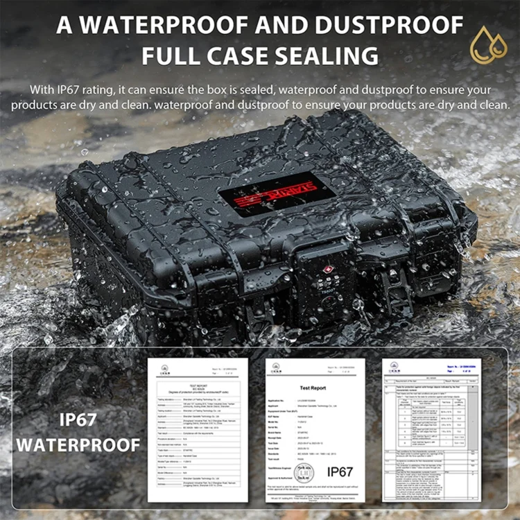 DCA2974B_8.webp STARTRC DIY Combination Lock Waterproof EVA ABS Dual-layer Suitcase Storage Box - Image 9