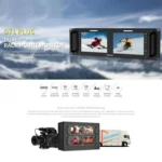 FEELWORLD D71 PLUS Dual 7 inch 3RU Rackmount Monitor 4K HDMI SDI 1920 x 1200 IPS Monitor - Image 3