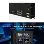 FEELWORLD D71 PLUS Dual 7 inch 3RU Rackmount Monitor 4K HDMI SDI 1920 x 1200 IPS Monitor - Image 7