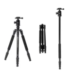 TRIOPO M2508 Multifunction Adjustable 4-Section Portable Aluminum Alloy Tripod Monopod with D-2A Ball Head for SLR Camera - Image 2
