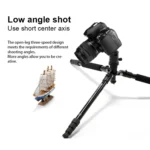 TRIOPO M2508 Multifunction Adjustable 4-Section Portable Aluminum Alloy Tripod Monopod with D-2A Ball Head for SLR Camera - Image 7