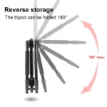 TRIOPO M2508 Multifunction Adjustable 4-Section Portable Aluminum Alloy Tripod Monopod with D-2A Ball Head for SLR Camera - Image 8