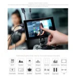 FEELWORLD SH7 7 inch Ultra Bright 2200nit On-camera Monitor SDI HDMI Cross Conversion Monitor - Image 12