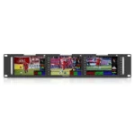 FEELWORLD T51 PLUS-H Triple 5.5 inch 2RU Rackmount Monitor Full HD 4K HDMI SDI AV Monitor