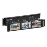 FEELWORLD T51 PLUS-H Triple 5.5 inch 2RU Rackmount Monitor Full HD 4K HDMI SDI AV Monitor - Image 2
