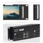 FEELWORLD T51 PLUS-H Triple 5.5 inch 2RU Rackmount Monitor Full HD 4K HDMI SDI AV Monitor - Image 10