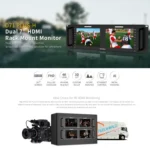 FEELWORLD D71 PLUS-H Dual 7 inch 3RU Rackmount Monitor 4K HDMI 1920 x 1200 IPS Monitor - Image 3