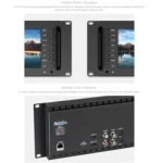 FEELWORLD D71 PLUS-H Dual 7 inch 3RU Rackmount Monitor 4K HDMI 1920 x 1200 IPS Monitor - Image 6