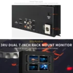 FEELWORLD D71 PLUS-H Dual 7 inch 3RU Rackmount Monitor 4K HDMI 1920 x 1200 IPS Monitor - Image 7