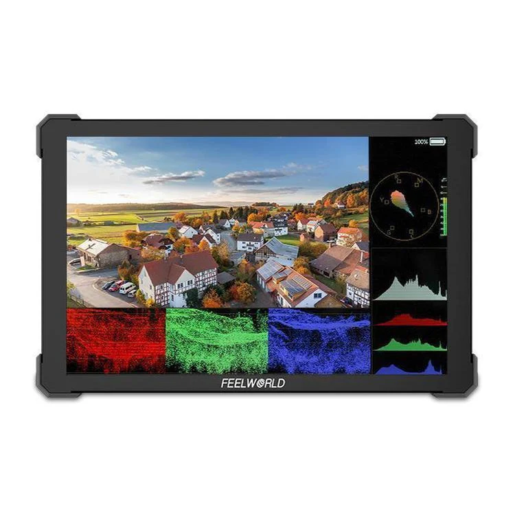 FEELWORLD T10 10.1 inch Aluminium DSLR Camera Field Monitor Touch Screen 4K HDMI Monitor