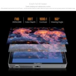 FEELWORLD P6XL 6.0 inch Aluminium Built-in Battery DSLR Camera Field Monitor Touch Screen 4K HDMI High Brightness 1200nit Monitor - Image 11