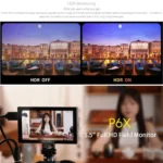 FEELWORLD P6X 5.5 inch Aluminium DSLR Camera Field Monitor Touch Screen 4K HDMI High Brightness 1000nit Monitor - Image 17