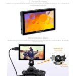 FEELWORLD P6X 5.5 inch Aluminium DSLR Camera Field Monitor Touch Screen 4K HDMI High Brightness 1000nit Monitor - Image 22