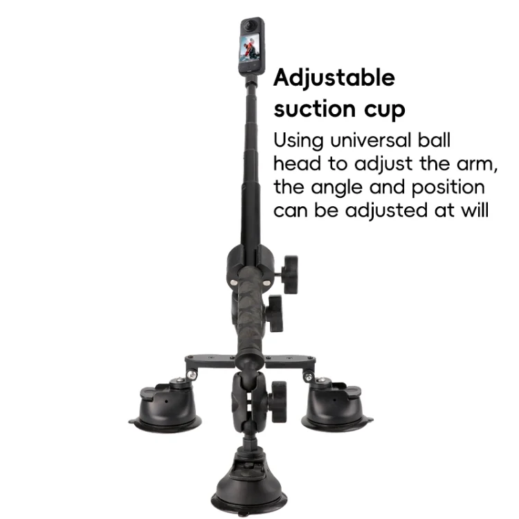 DCA3242B_2.webp Dual-leg Car Suction Cup Mount with 1/4 inch Screw - Image 3